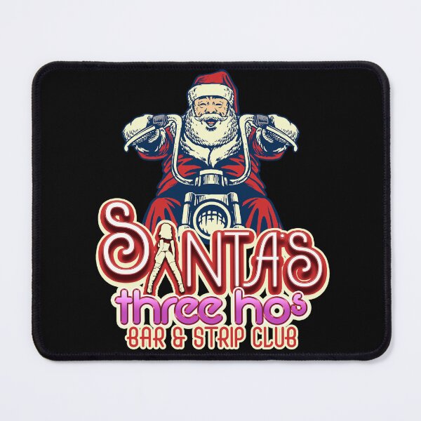 Item preview, SANTA’s Three HOs STRIP Club - Christmas (Adult theme) Funny Logo! designed and sold by RetroTeeStudio.