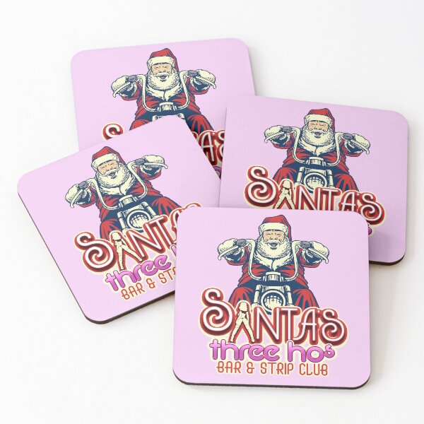 Item preview, SANTA’s Three HOs STRIP Club - Christmas (Adult theme) Funny Logo! designed and sold by RetroTeeStudio.
