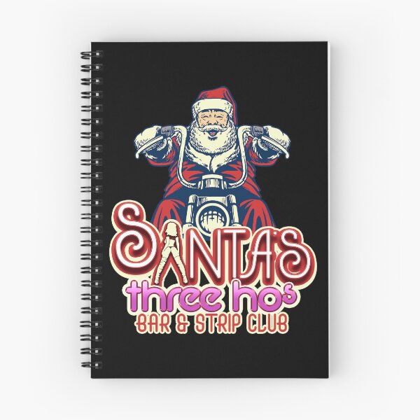 Item preview, SANTA’s Three HOs STRIP Club - Christmas (Adult theme) Funny Logo! designed and sold by RetroTeeStudio.