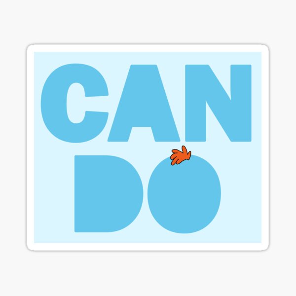 Can Do! Sticker