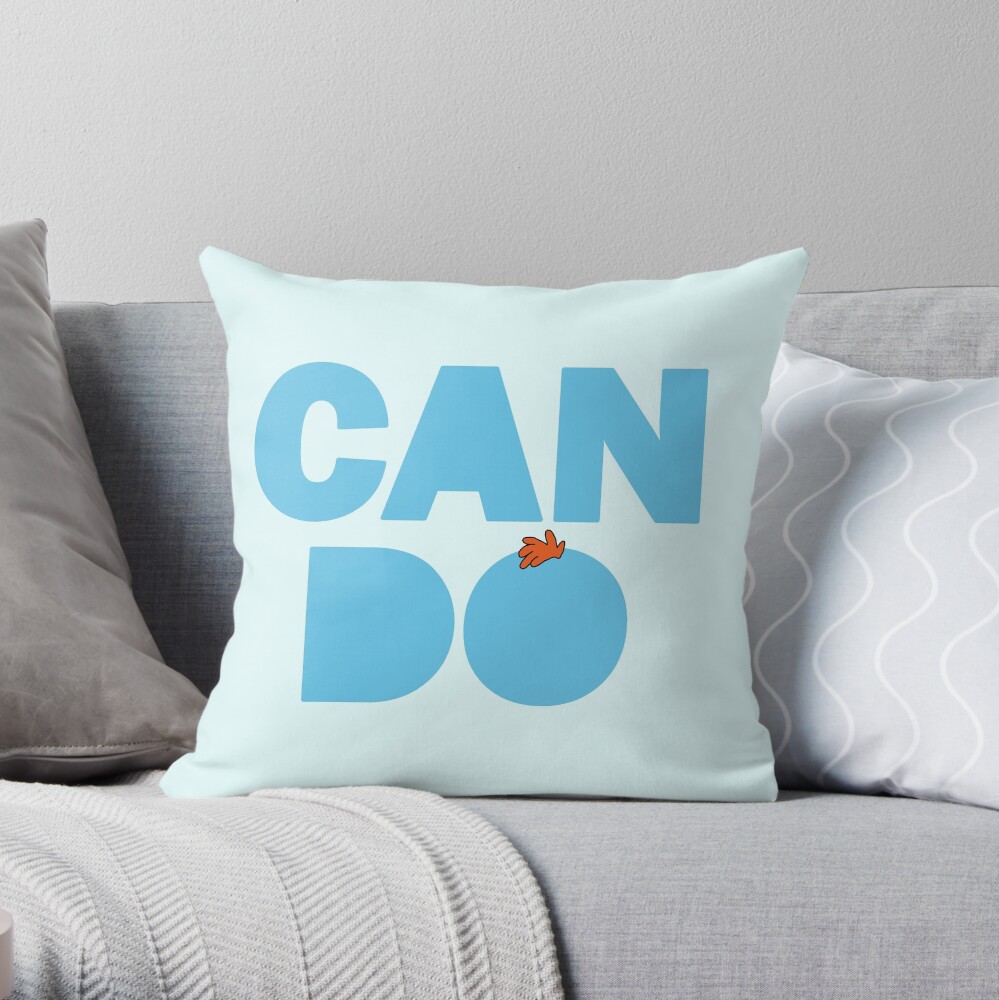 Can Do! Throw Pillow