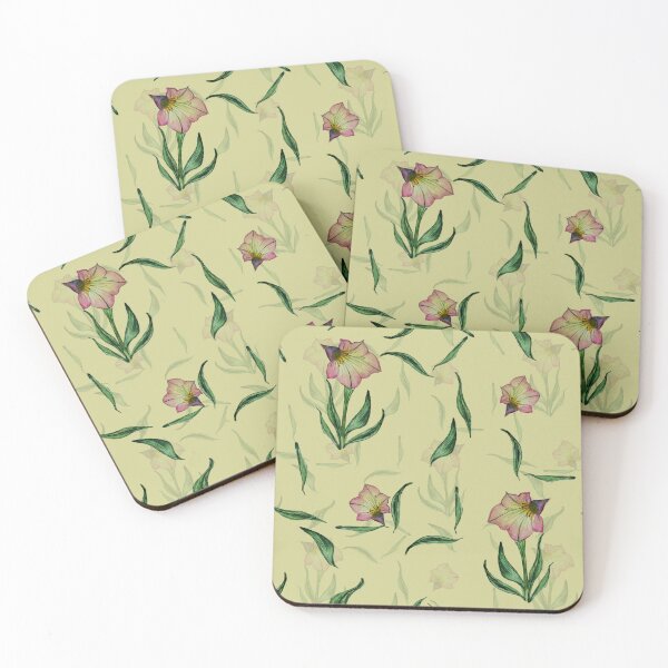 Item preview, leafy floral background designed and sold by hutofdesigns.