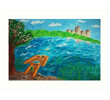 river scenery painting