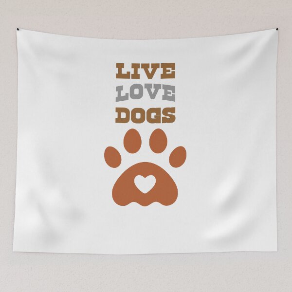 Item preview, Live love dogs designed and sold by SeniorPrint99.