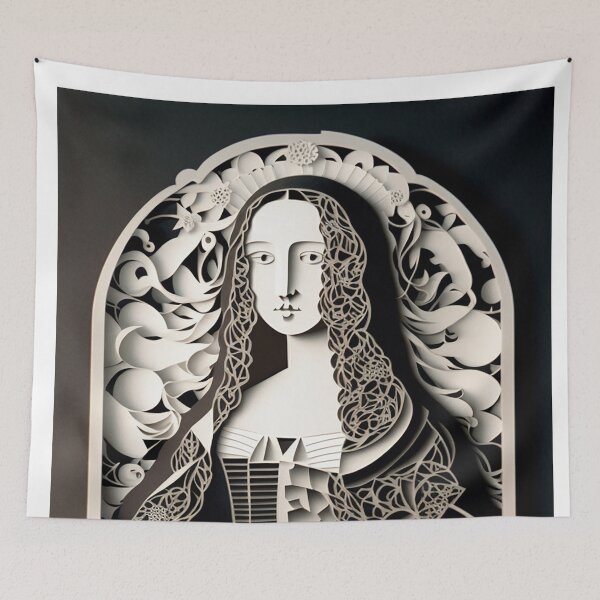 Item preview, Paper Craft Mona Lisa  designed and sold by Aspectvs.