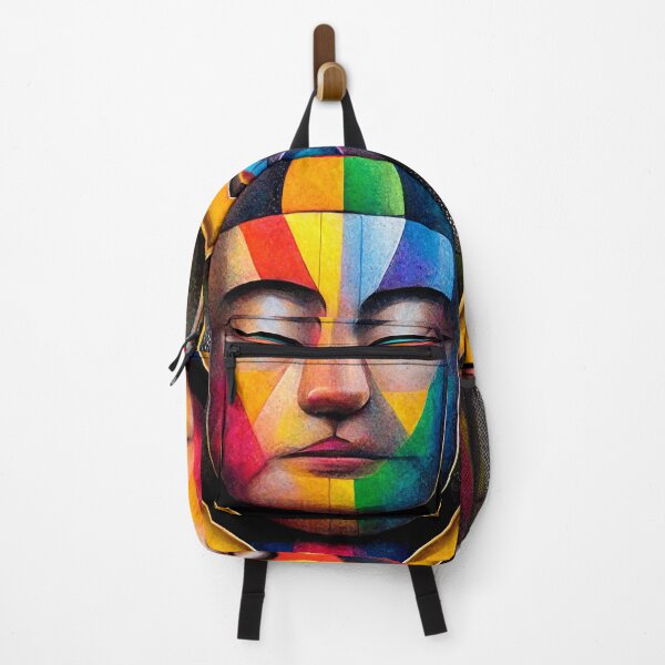 Item preview, Colorful Geometrical Face designed and sold by KasparBakken.