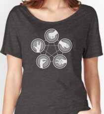 Rock Paper Scissors Lizard Spock Women's Relaxed Fit T-Shirt
