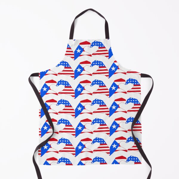Item preview, We Heart Puerto Rico & USA Patriot Flag Series designed and sold by Carbon-Fibre Media.