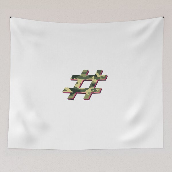 Item preview, Tshirt Hashtag Camo Design designed and sold by william2a.