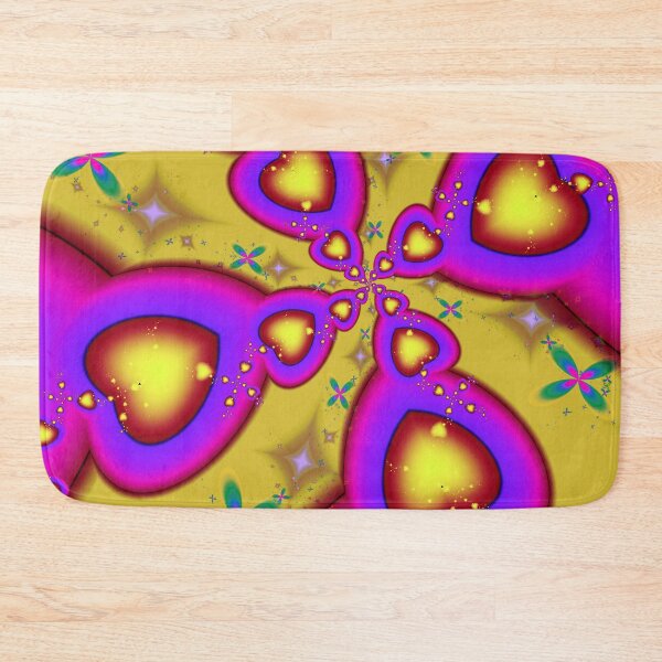 Item preview, Floating Fractal Hearts designed and sold by pinkal.
