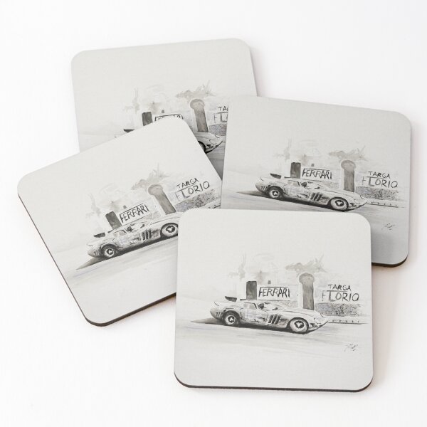 Item preview, Ferrari Targa Florio watercolor designed and sold by Peter Dials.