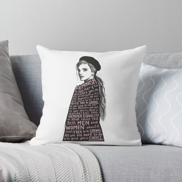 Emma Watson Feminismus Design Dekokissen