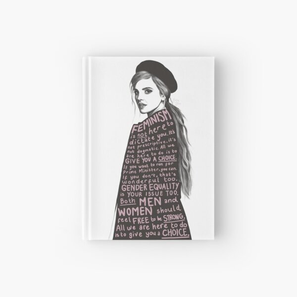 Emma Watson Féminisme Design Carnet cartonné