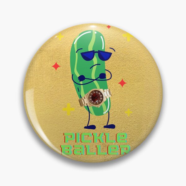 Item preview, Pickle Baller Gold Background Edition designed and sold by Olivvier.