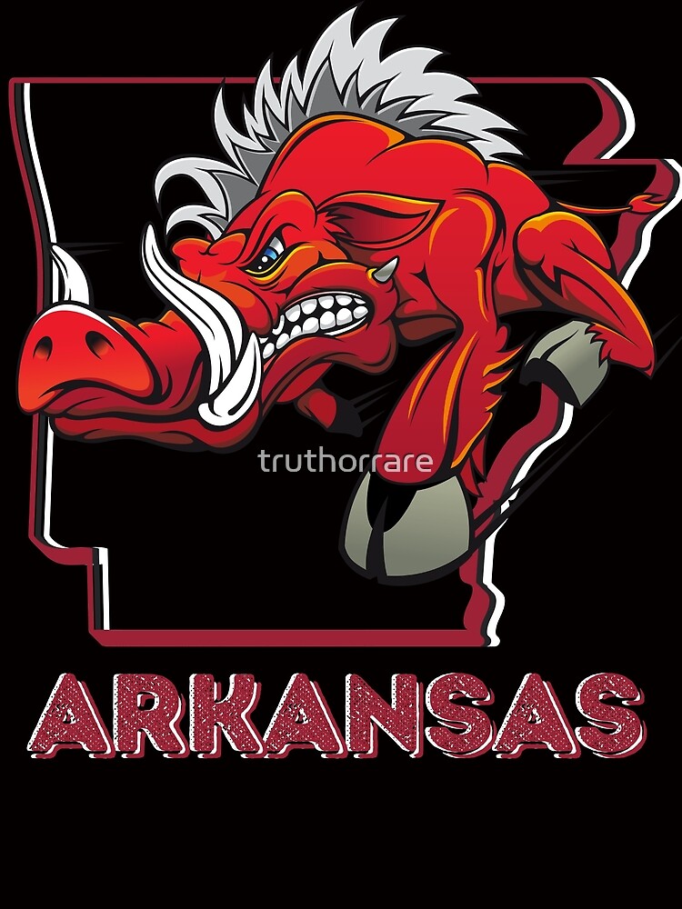 "ARKANSAS MEAN HOG" Poster for Sale by truthorrare Redbubble