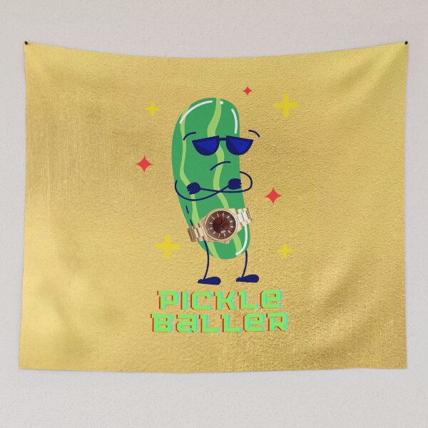 Item preview, Pickle Baller Gold Background Edition designed and sold by Olivvier.