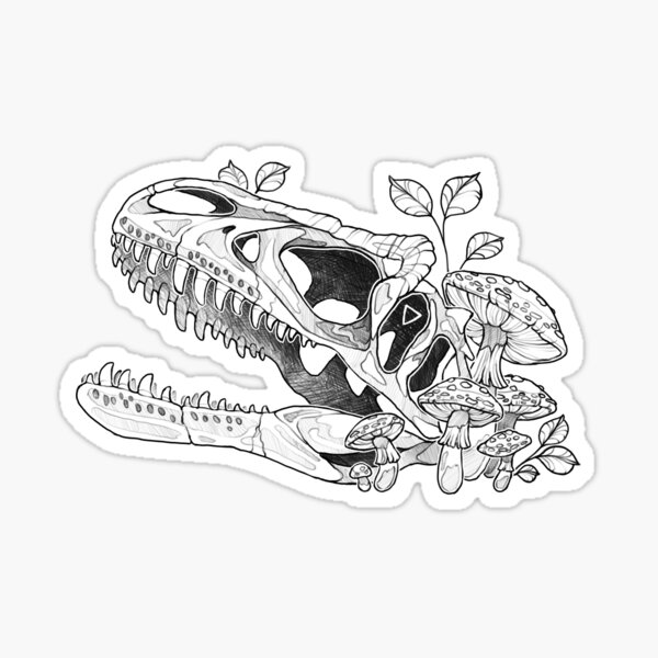 Artikel-Vorschau von Allosaurus-Schädel, designt und verkauft von albluu.