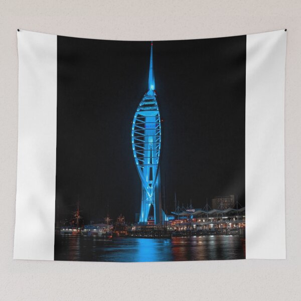 Item preview, Spinnaker Tower at Night designed and sold by Shot-By-Reedy.