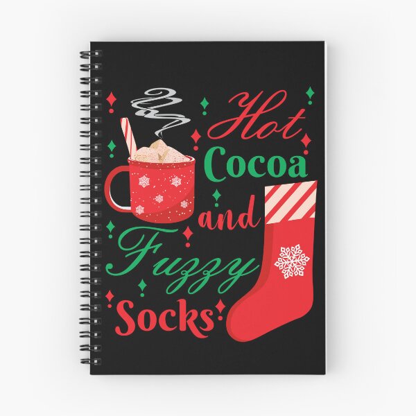 Item preview, Hot cocoa and fuzzy socks - winter sticker design designed and sold by bluehatgraphics.