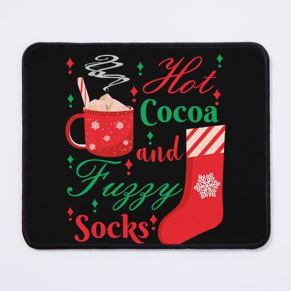 Item preview, Hot cocoa and fuzzy socks - winter sticker design designed and sold by bluehatgraphics.