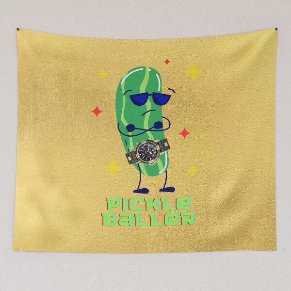 Item preview, Pickle Baller Gold Background Edition 2 designed and sold by Olivvier.