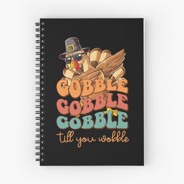 Item preview, Thanksgiving Gobble Till You Wobble Turkey Dabbing designed and sold by RockBeeDesigns.