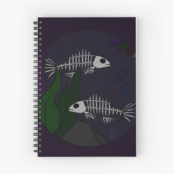 Item preview, Water Fish Skeleton Print designed and sold by Hero Renay.