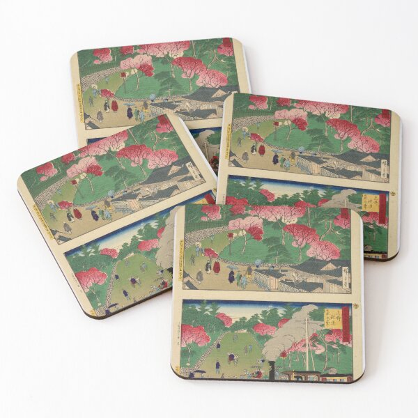 Item preview, Japanese traditional print beautiful travel poster designed and sold by nattdrws.