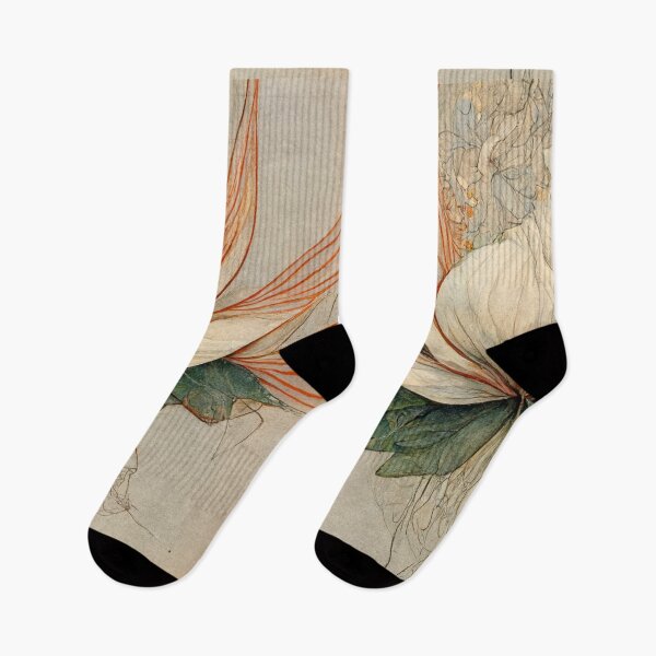 Item preview, art nouveau style floral illustration designed and sold by B-outfiters.