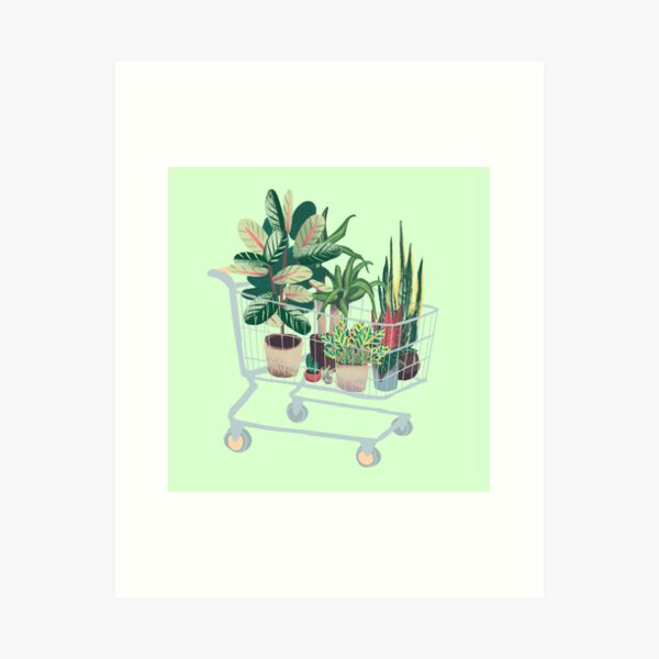 Plant friends Art Print