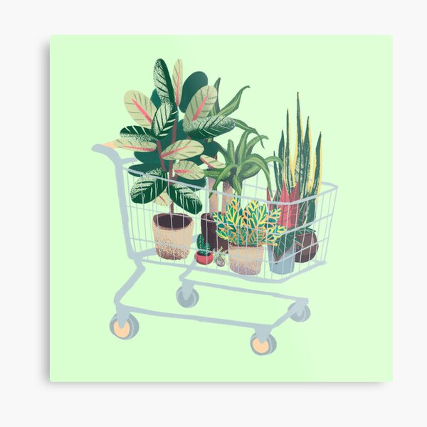 Plant friends Metal Print