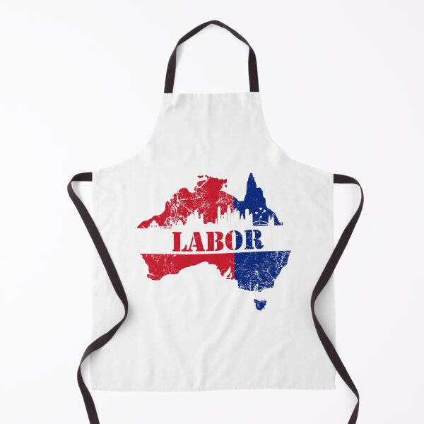 Item preview, Labor Party with Melbourne Skyline and Australian Map designed and sold by Manoroma.