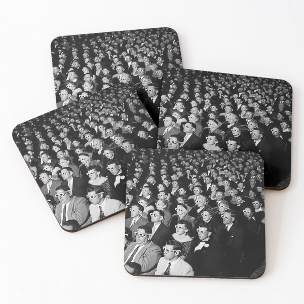 Item preview, Movie Audience Wearing 3d Glasses designed and sold by jacobjcc.