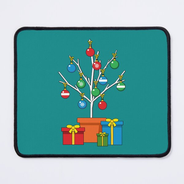 Item preview, Minimal Christmas Tree with Presents designed and sold by BirdAtWork.