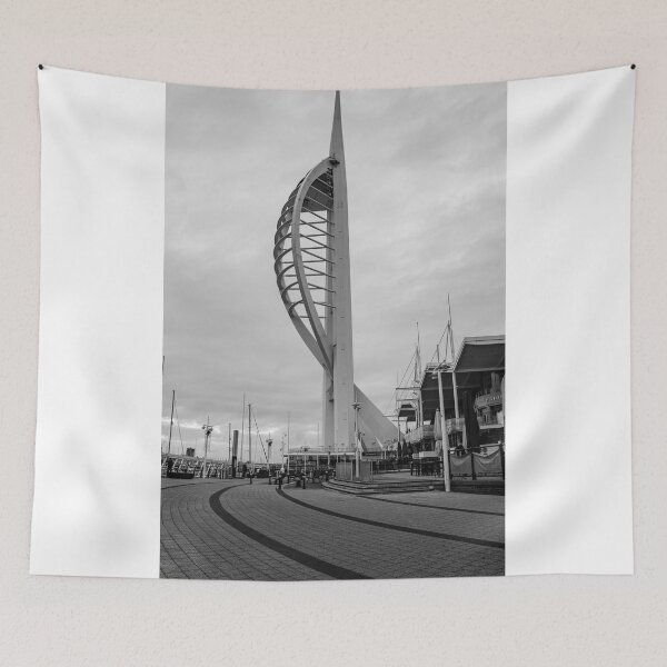 Item preview, Spinnaker Tower Black and White designed and sold by Shot-By-Reedy.