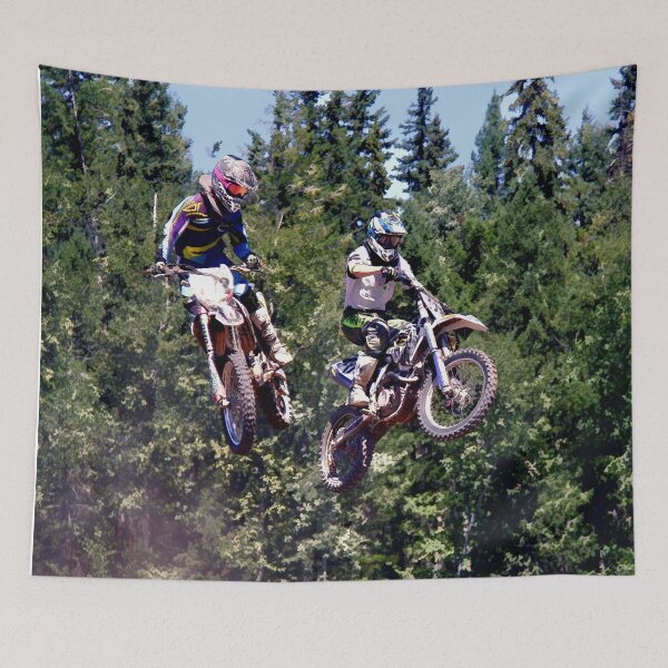 Item preview, Closing In - Motocross Racers designed and sold by NaturePrints.