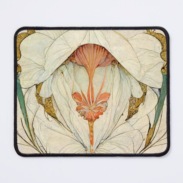 Item preview, art nouveau style floral illustration designed and sold by B-outfiters.
