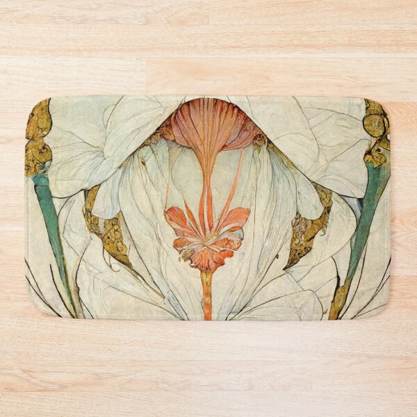 Item preview, art nouveau style floral illustration designed and sold by B-outfiters.