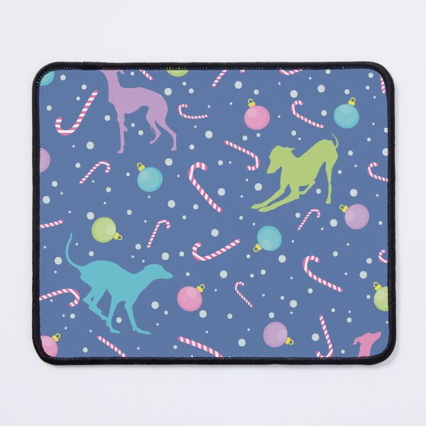 Item preview, Italian Greyhound Silhouettes Cute Christmas Pattern designed and sold by edrawings38.
