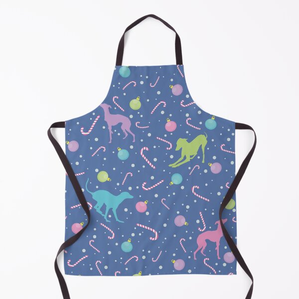 Item preview, Italian Greyhound Silhouettes Cute Christmas Pattern designed and sold by edrawings38.