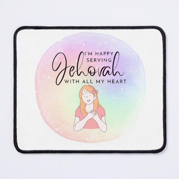 Item preview, I'm happy serving Jehovah with all my heart designed and sold by fsultesart.