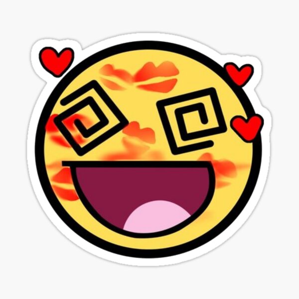 Funny Roblox Super Super Happy Face Sticker for Sale by TEDDYBOTT