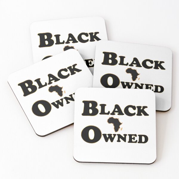 Item preview, Black Owned-White Background  designed and sold by Trendi61.