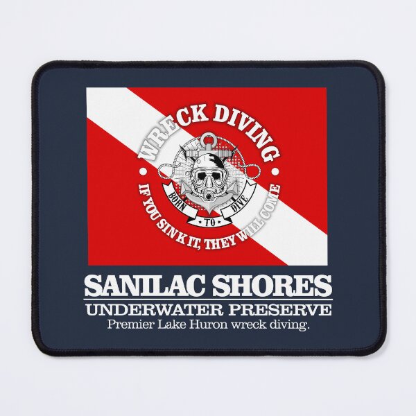Item preview, Sanilac Shores Underwater Preserve (best wrecks) designed and sold by curranmorgan.