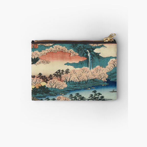 Item preview, Japanese Mountains traditional landscape print beautiful travel poster designed and sold by nattdrws.