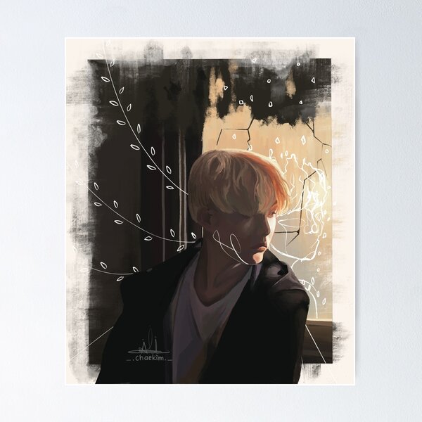 Item preview, yoongi | Suga | Arte de los fanáticos de BTS designed and sold by ChaePrintShop.