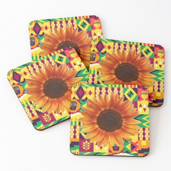 Item preview, Kente In Sunflower designed and sold by lifeinspired4u.