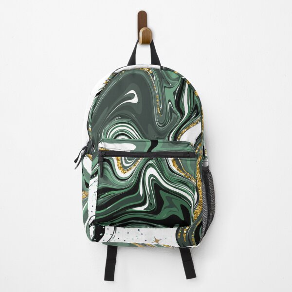 Item preview, Marble Swirls (Blackg, Green, Gold) designed and sold by MindedInc.