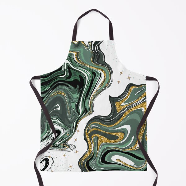 Item preview, Marble Swirls (Blackg, Green, Gold) designed and sold by MindedInc.