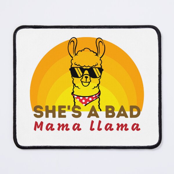 Item preview, Shes a Bad Mama llama designed and sold by Pixelish.